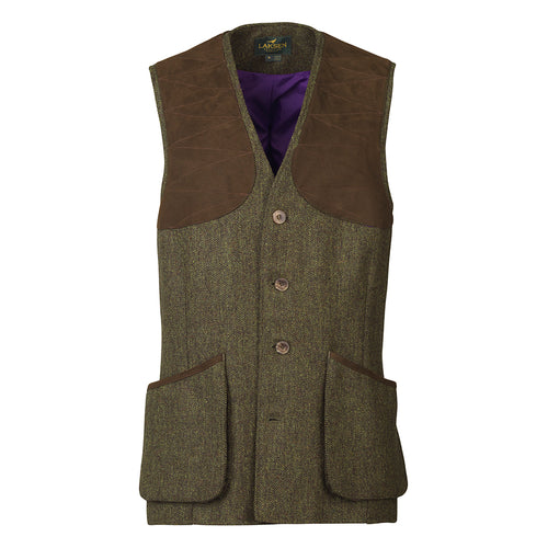 Laksen Kirkton Leith Shooting Vest, herringbone