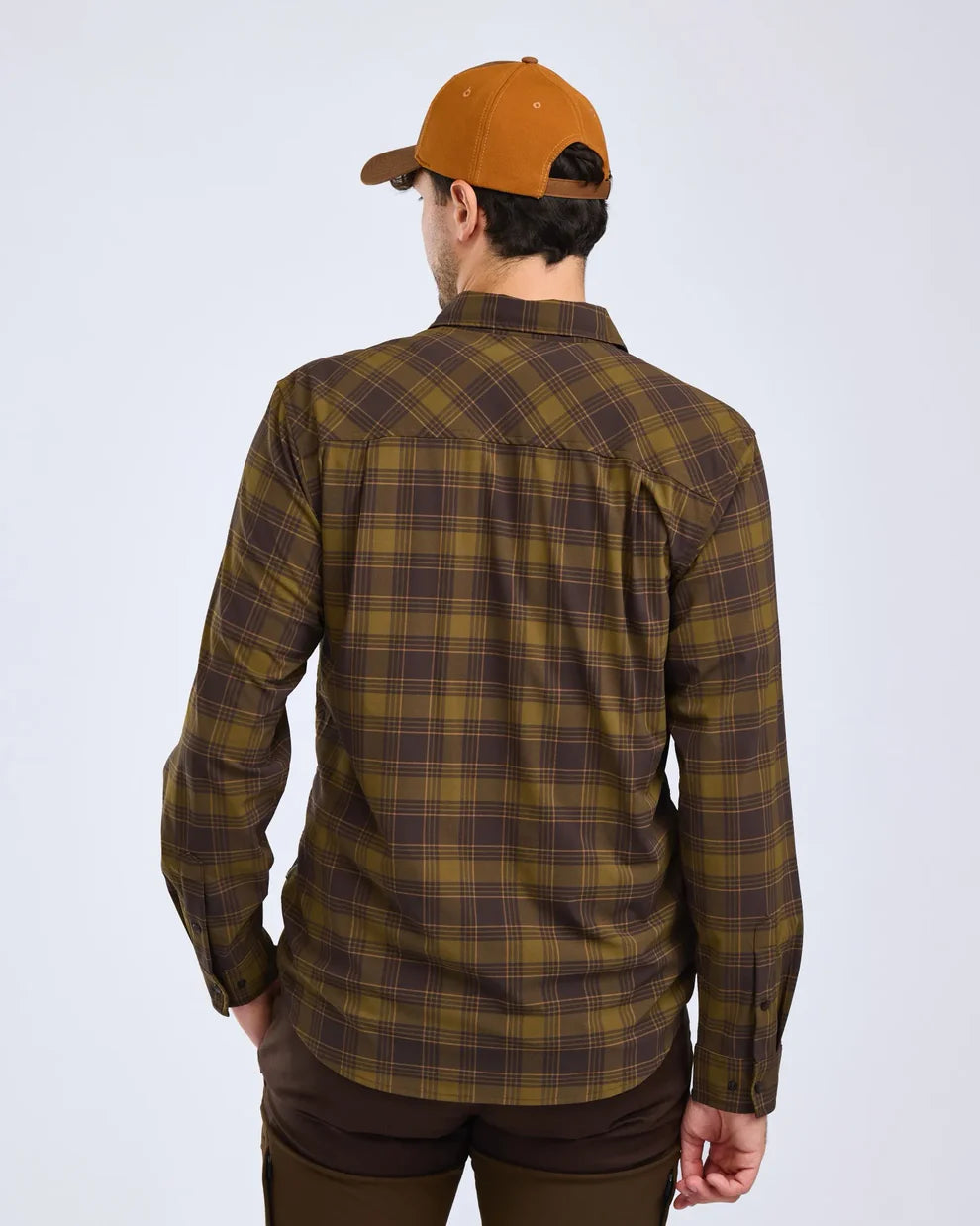 Pinewood Abisko Trekking InsectSafe L/S Shirt Men, d.olive/d.sandstone