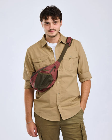 Pinewood InsectSafe Poplin L/S Shirt Men, sandstone