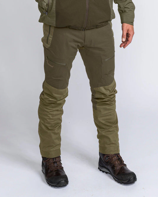 Pinewood Finnveden Hybrid Extreme Trousers M, dark olive/h. olive