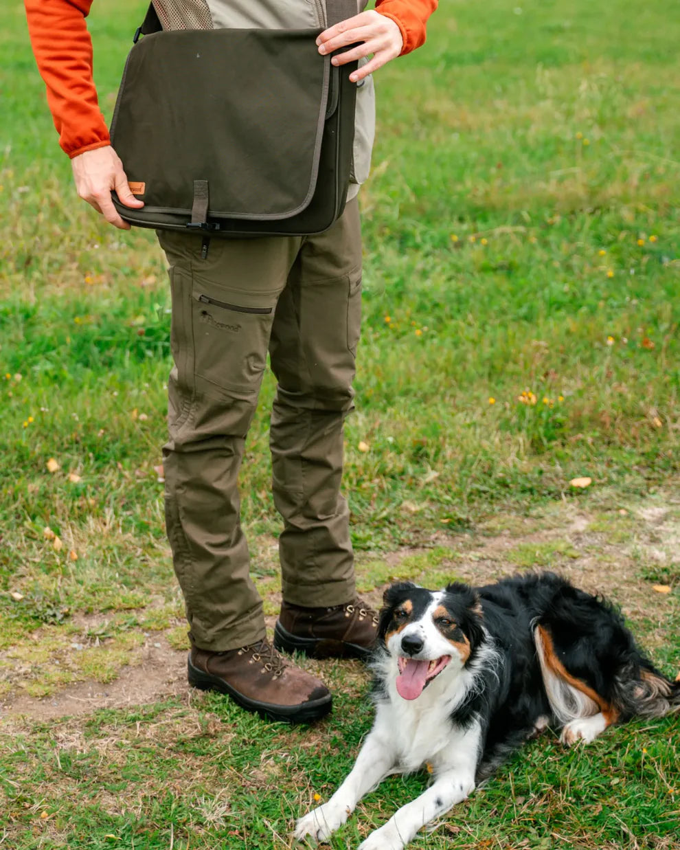 Pinewood Finnveden Hybrid Trousers, h. olive