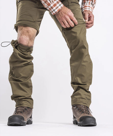 Pinewood Finnveden Hybrid Zip-Off Trousers Men, h.olive