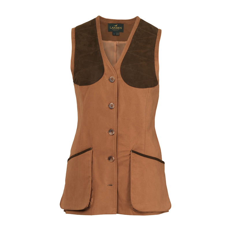 Afbeelding laden in Galerijviewer, Laksen Pennyton Beauly Shooting Vest, camel
