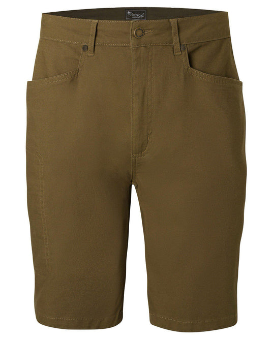 Pinewood Värnamo Vintage Canvas Shorts Men, olive brown