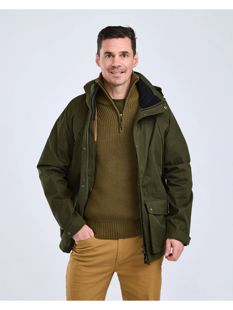 Pinewood Nydala Classic Jacket, moss green