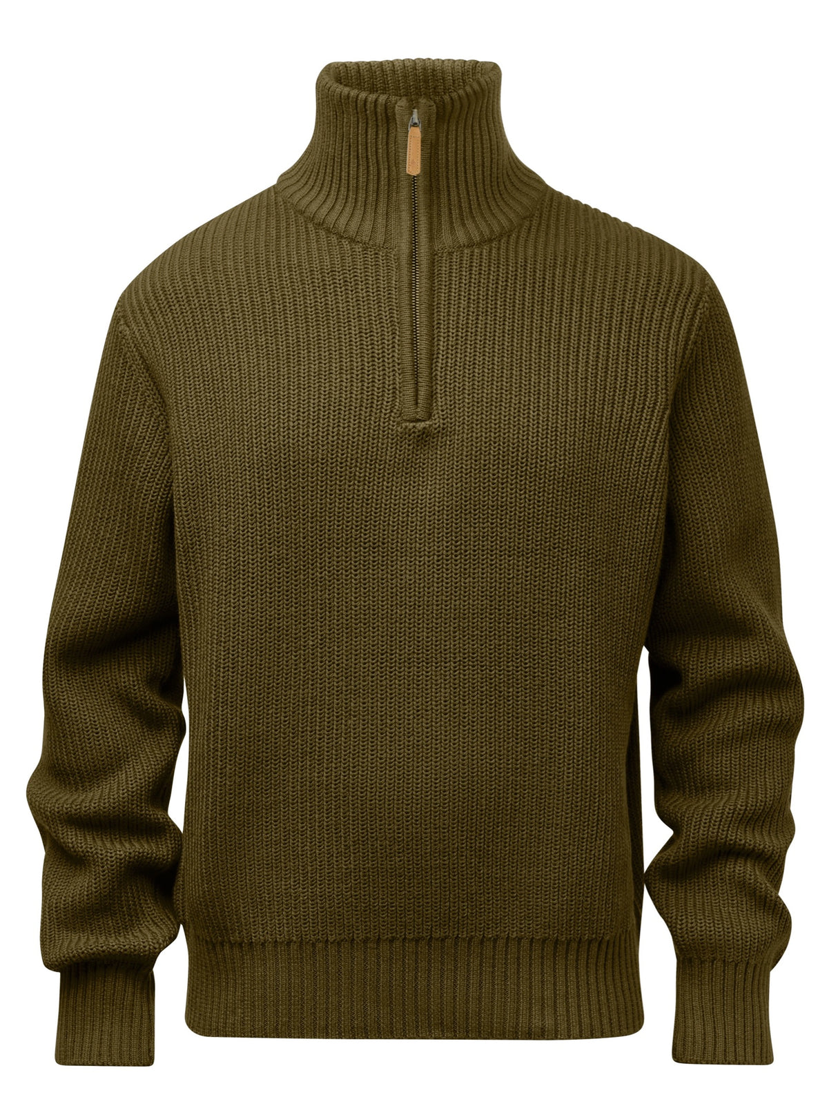 Pinewood Philip Knitted Sweater Men, olive green