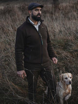 Mainstone Fleece Jacket Men Brown