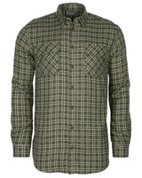 Pinewood Lappland Wool Shirt, moss green/light khaki