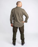 Pinewood Lappland Wool Shirt, moss green/light khaki