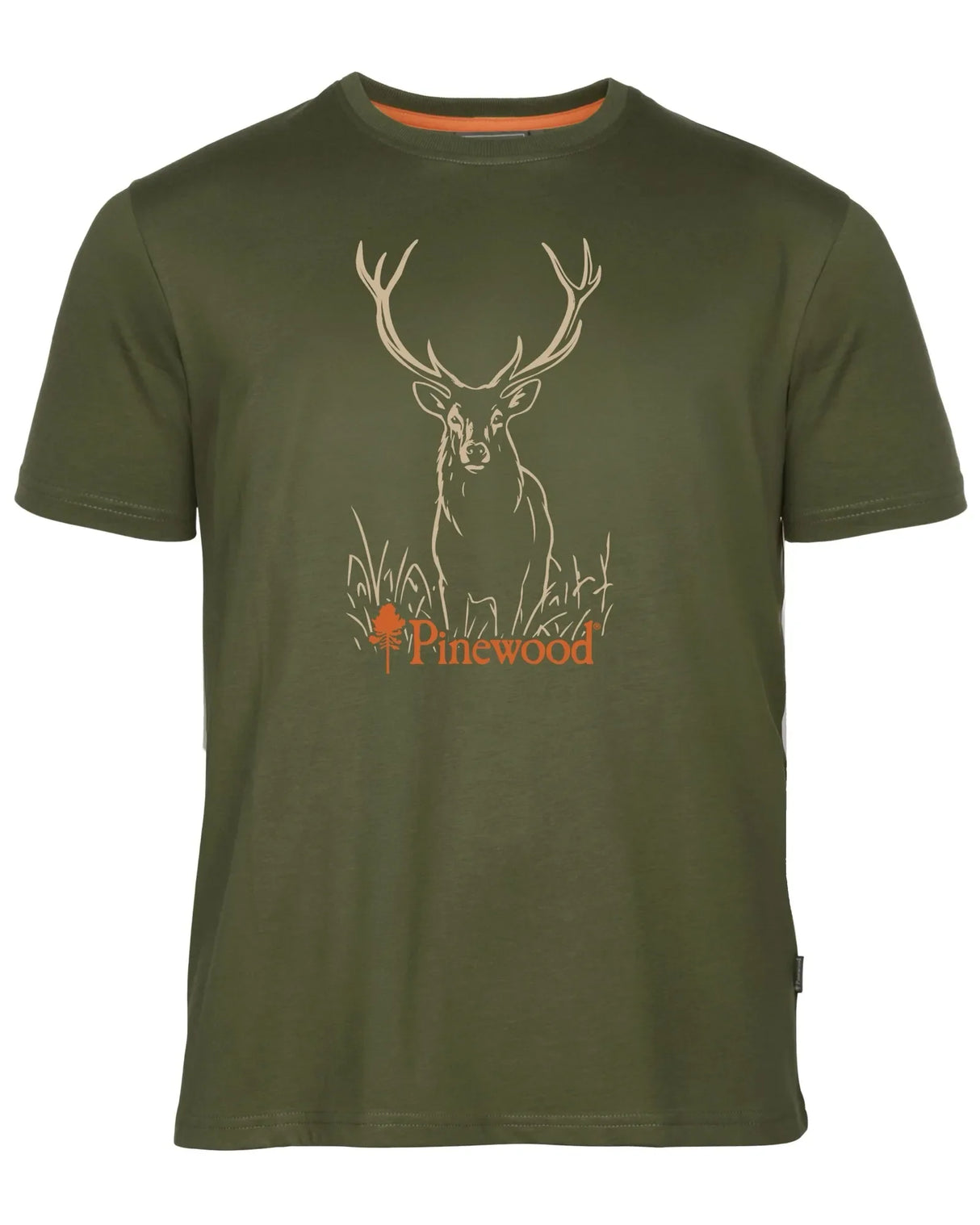Pinewood Red Deer T-shirt, Green -26