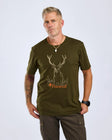 Pinewood Red Deer T-shirt, Green -26