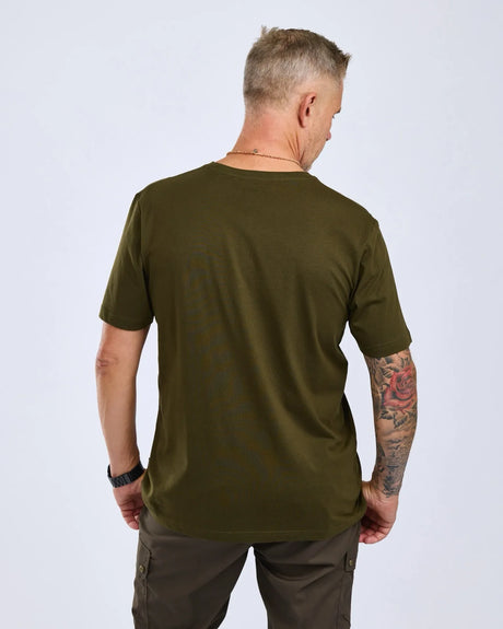 Pinewood Red Deer T-shirt, Green -26