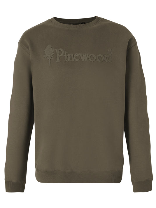 Pinewood Värnamo Logo Sweater, dark green