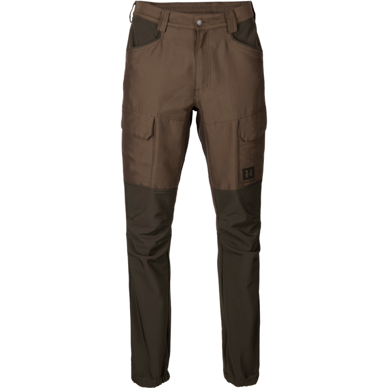 Afbeelding laden in Galerijviewer, Härkila Scandinavian Trousers M, slate brown/shadow brown
