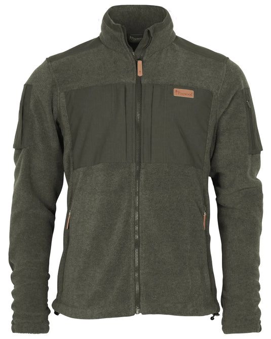Pinewood Lappland Rough Fleece Jacket, Olive Mel/D.Olive
