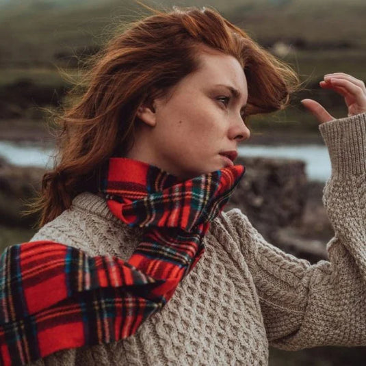 John Hanly lamswollen sjaal, 550