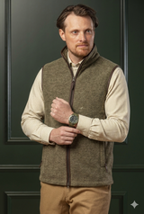 Isla Fleece Vest - Olive