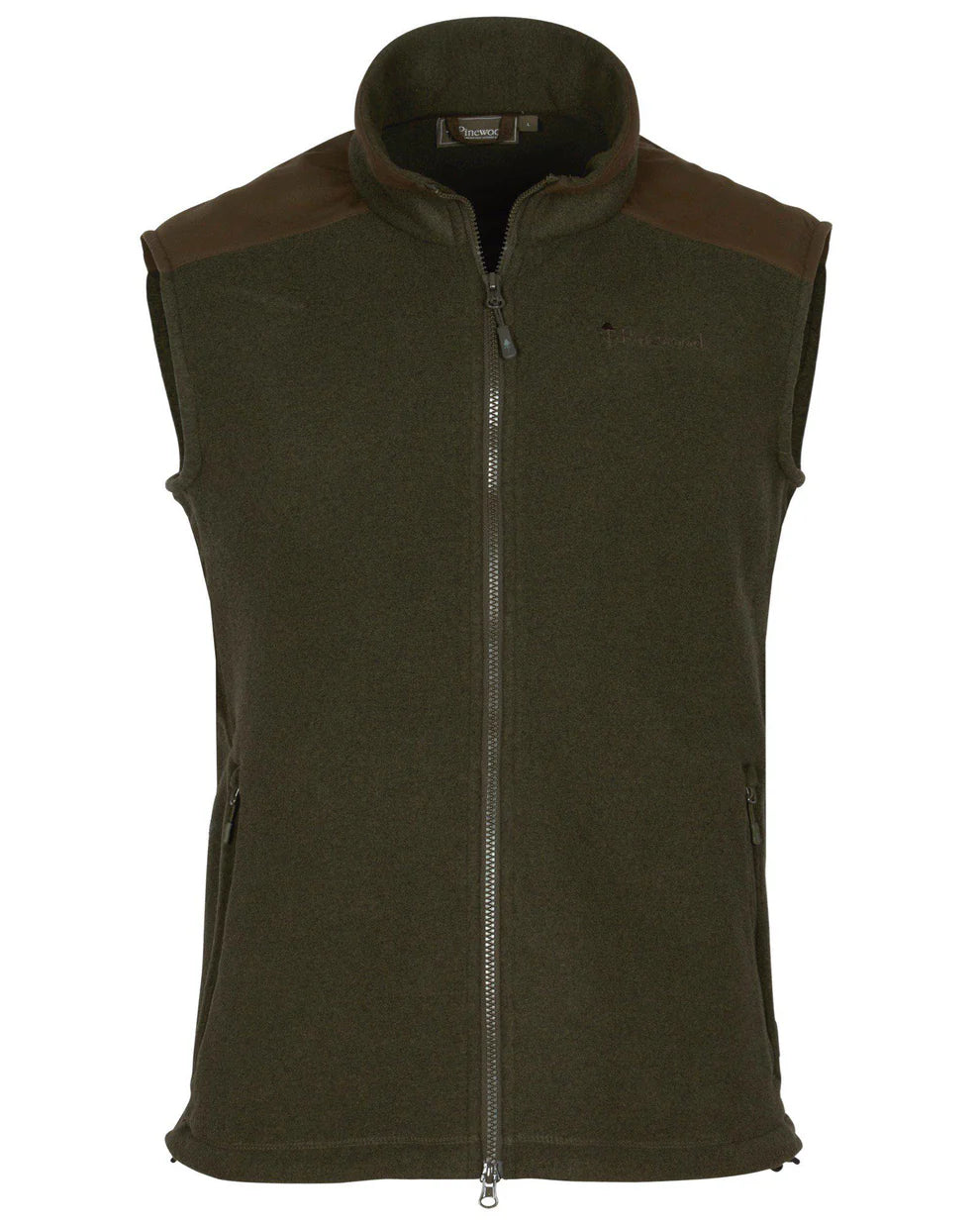 Pinewood Smaland Forest Fleece Vest Men, h. green