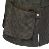 Laksen Willow Leith Tweed Shooting Vest, willow