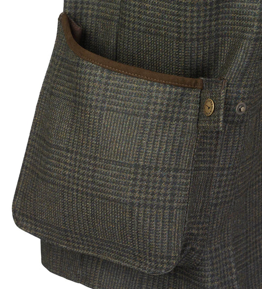Laksen Willow Leith Tweed Shooting Vest, willow