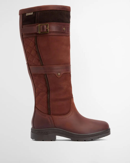 Barbour Beaconsfield Knee-High Boots, mahogony