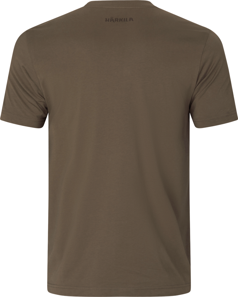 Härkila H-logo S/S T-shirt, major brown