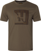 Härkila H-logo S/S T-shirt, major brown