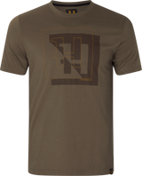 Härkila H-logo S/S T-shirt, major brown