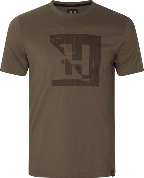 Härkila H-logo S/S T-shirt, major brown