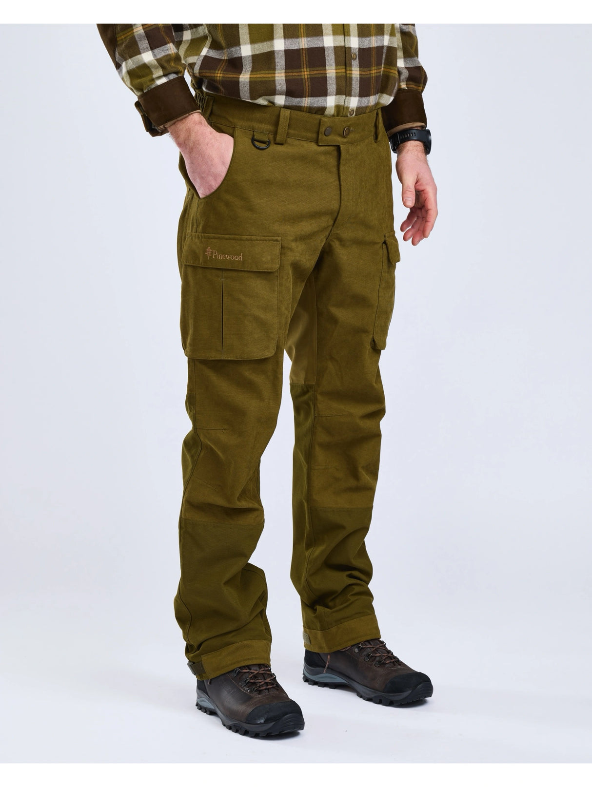 Pinewood Furudal Expert Hunting Trousers, olive green