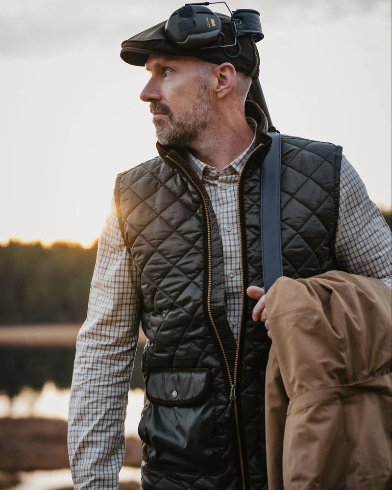 Afbeelding laden in Galerijviewer, Pinewood Nydala Classic Vest Men, moss green
