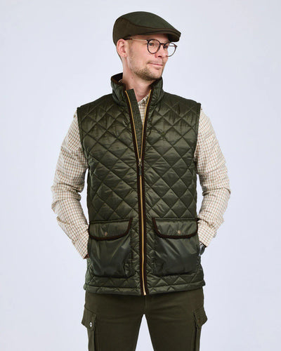 Pinewood Nydala Classic Vest Men, moss green