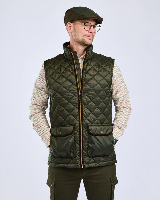 Pinewood Nydala Classic Vest Men, moss green