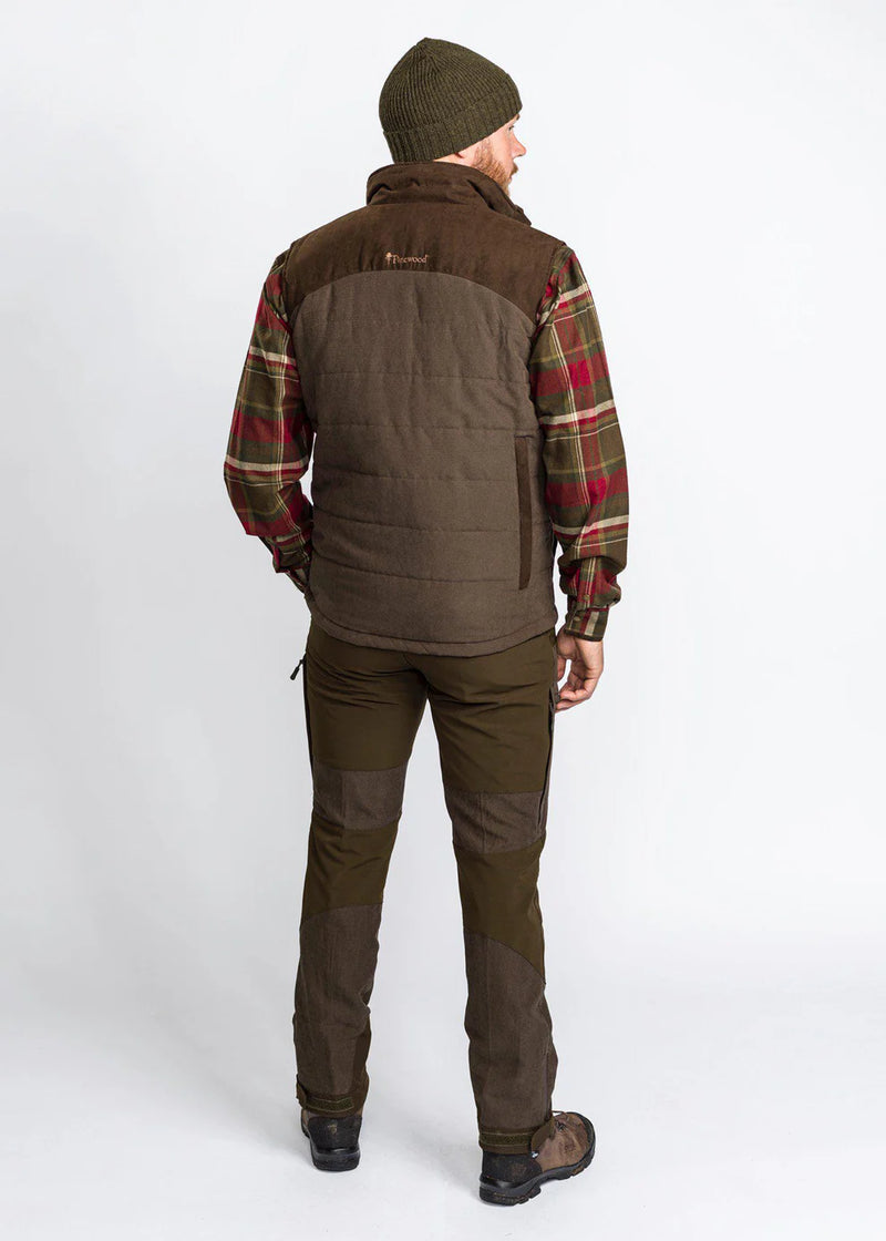 Afbeelding laden in Galerijviewer, Pinewood Furudal Caribou Hunt Trousers, suède brown/dark olive
