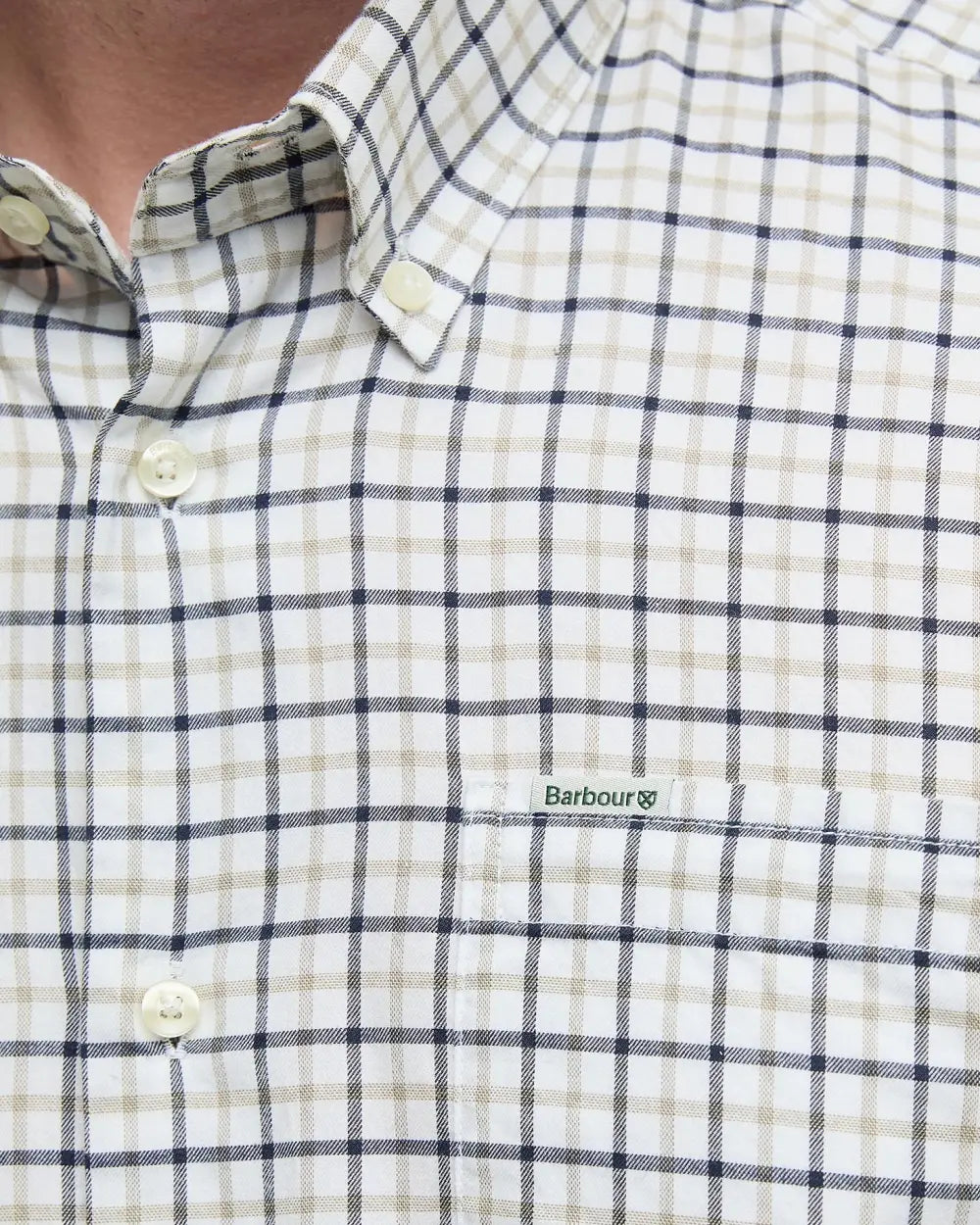 Barbour Preston Regular Tattersall Shirt, olive