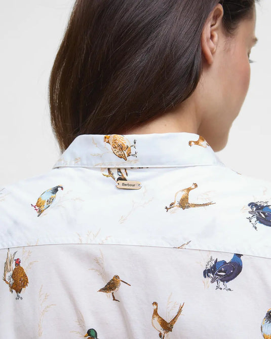 Barbour Brambles Shirt, bird print