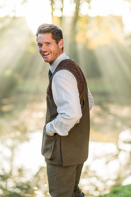 Baleno Dolman Shooting Vest, pinegreen