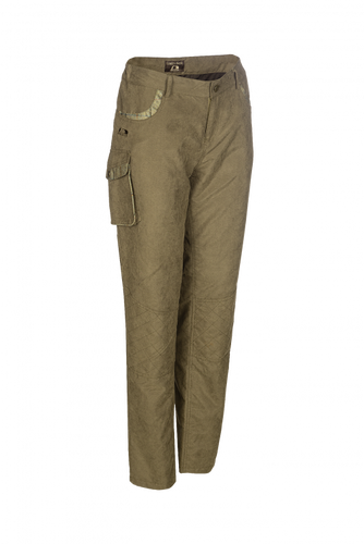 Baleno Esher damesbroek, lichtgroen/khaki