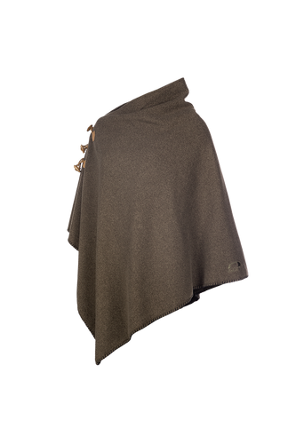Baleno fleece poncho Elite, mos groen