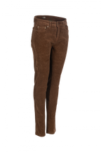 Baleno Valentine dames broek corduroy, donker bruin