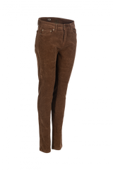 Baleno Valentine dames broek corduroy, donker bruin