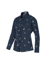 Baleno Laura blouse, dark blue, herten