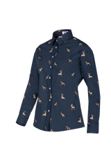 Baleno Laura blouse, dark blue, herten