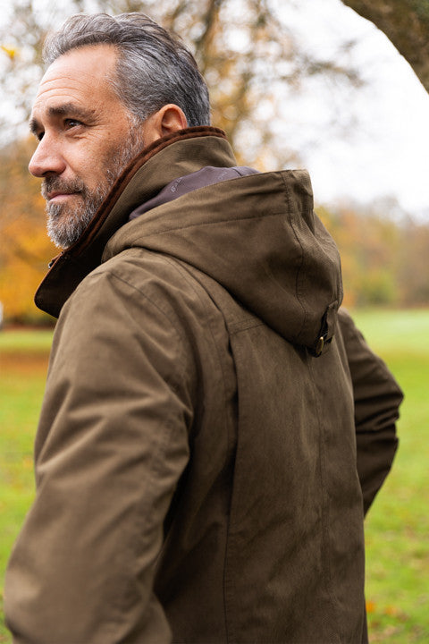 Afbeelding laden in Galerijviewer, Baleno Cameron herenjas halflang, pinegreen
