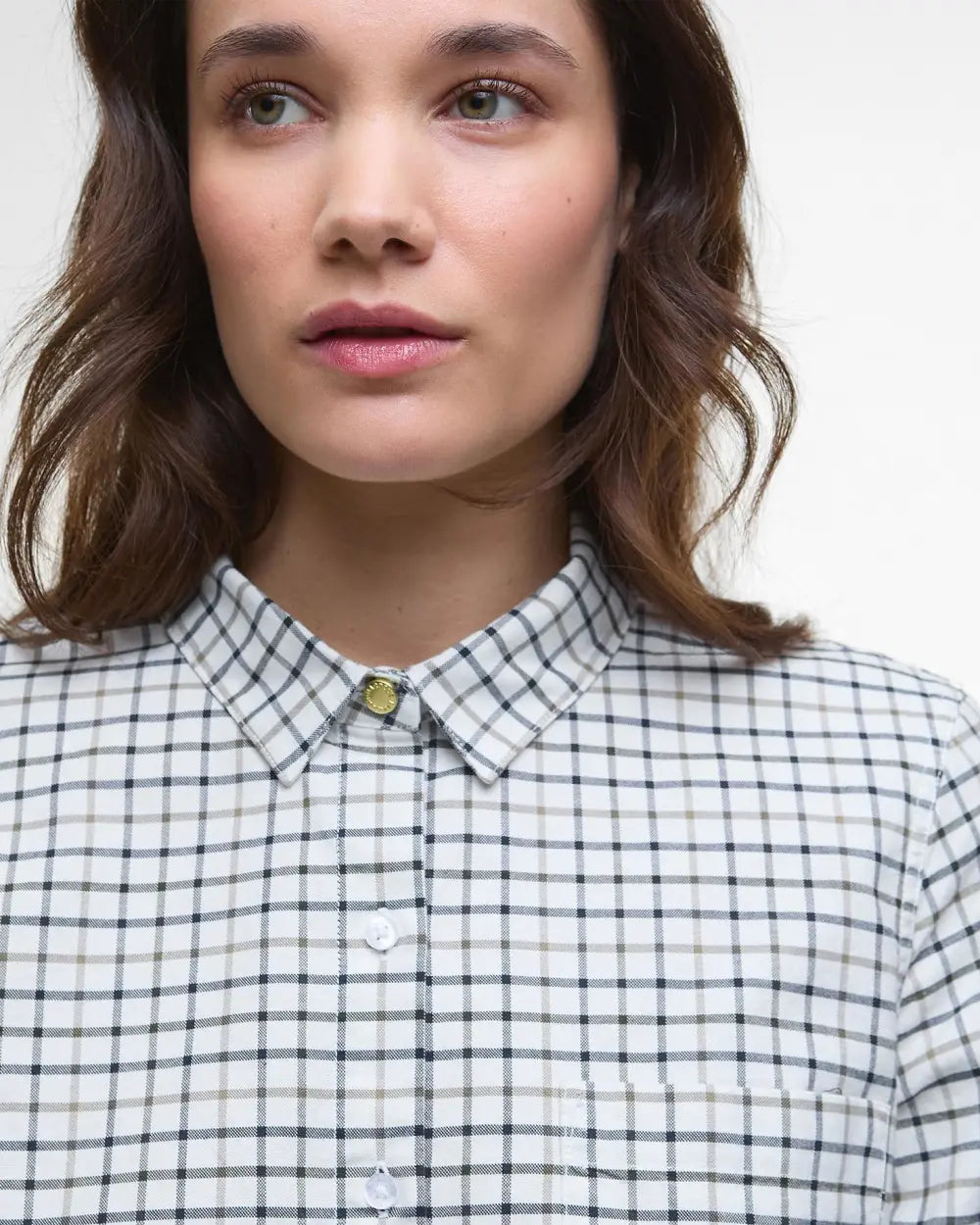 Barbour Woodside Check Shirt, navy check