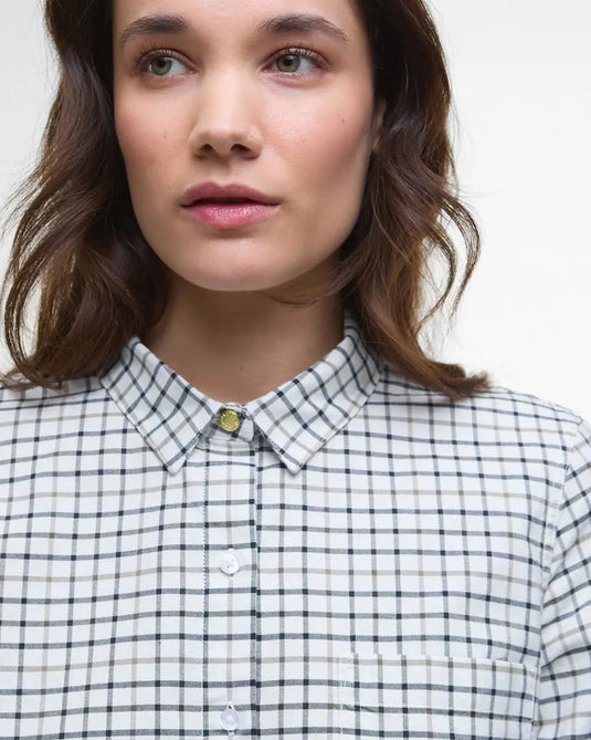 Barbour Woodside Check Shirt, navy check