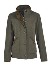 Baleno Claire, fleece jacket, mossgreen