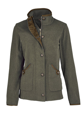 Baleno Claire, fleece jacket, mossgreen