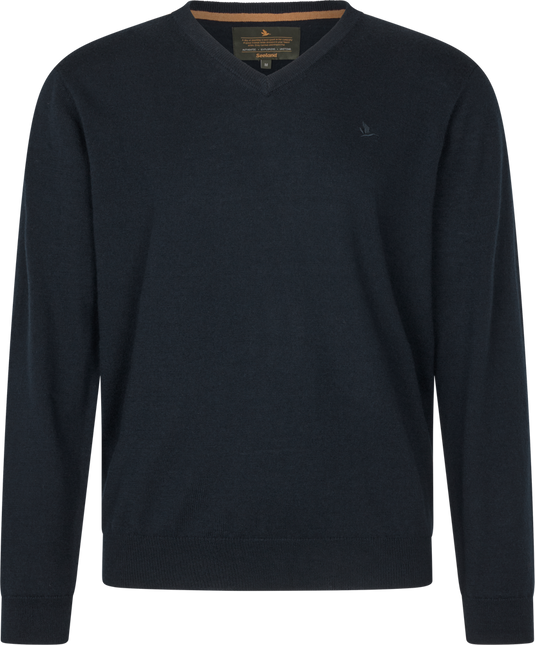 Seeland Pine V-hals trui Blauw