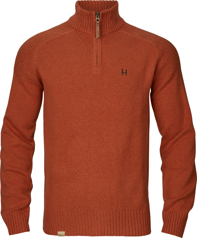 Härkila Vincent Merino Half Zip Pullover, bombay brown